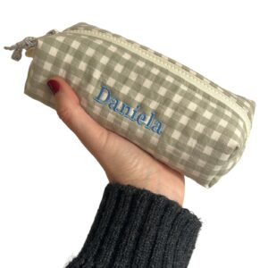 Estuche cuadros verde